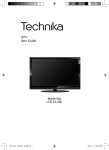 Technika LCD 32-256 Flat Panel Television User Manual
