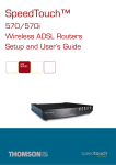 Technicolor - Thomson 570i Network Router User Manual