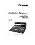 Teac WR-DA7 Music Mixer User Manual