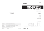 Teac MC-DX220i Stereo Receiver User Manual