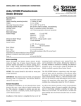 System Sensor 2112 Smoke Alarm User Manual