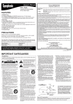 Symphonic STL1505 Flat Panel Television User Manual