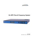 Symmetricom XL-GPS GPS Receiver User Manual