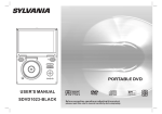 Sylvania SDVD1023 Portable DVD Player User Manual