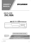 Sylvania DVL100A DVD Player User Manual