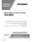 Sylvania DVL1000 DVD Player User Manual