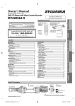 Sylvania DV220SL8 A DVD Player User Manual
