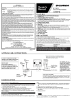 Sylvania 6432TE CRT Television User Manual