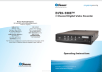 Swann DVR4-1000 DVR User Manual