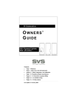SV Sound PC-Ultra Speaker User Manual