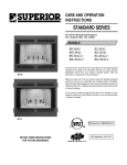 Superior BC-36/42-2 Indoor Fireplace User Manual