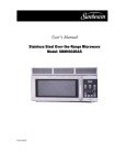 Sunbeam SNM1502RAS Microwave Oven User Manual