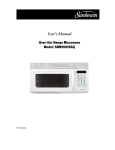 Sunbeam SNM1501RAX Microwave Oven User Manual