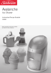 Sunbeam IS6800 Blender User Manual