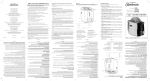 Sunbeam 6165-33 Toaster User Manual