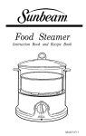 Sunbeam 4713 Electric Steamer User Manual