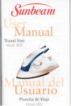 Sunbeam 3932 Iron User Manual