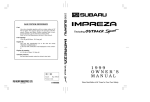Subaru 2010 Legacy Automobile User Manual