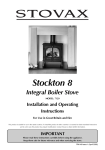 Stovax 7129 Stove User Manual