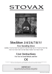 Stovax 7118 Stove User Manual