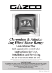 Stovax 705088 Stove User Manual