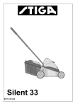 Stiga 33 Lawn Mower User Manual
