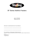 Sterling AF-XXX Wheelchair User Manual