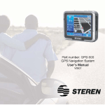 Steren None GPS Receiver User Manual