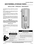 State Industries 198067-000 Water Heater User Manual
