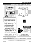 State Industries 185244-004 Water Heater User Manual