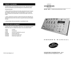 Stanton RM-80 DJ Equipment User Manual