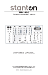 Stanton RM-406 Musical Instrument User Manual
