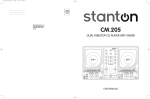 Stanton CM.205 CD Player User Manual