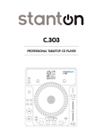 Stanton C.303 CD Player User Manual