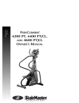 Stairmaster 4200 PT Fitness Equipment User Manual