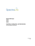 SpectraLink SVP010 Network Card User Manual