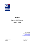 Source Technologies ST9530 Printer User Manual