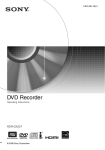 Sony RDR-GX257 DVD Player User Manual