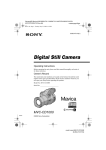 Sony MVC-CD1000 Digital Camera User Manual