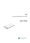 Sony Ericsson GC79 Network Card User Manual