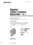 Sony DCR-PC5 Camcorder User Manual