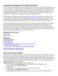 Sony DCR-HC21 DVD Recorder User Manual