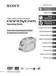 Sony DCR-DVD305 Camcorder User Manual