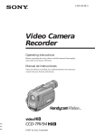 Sony CCD-TRV94 Camcorder User Manual