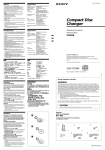Sony 757MX Car Stereo System User Manual