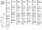 Sony 70R520A Flat Panel Television User Manual