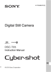 Sony 4-170-840-11(1) Digital Camera User Manual