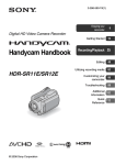 Sony 3-286-590-13(1) Camcorder User Manual