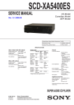 Sony 2008H05-1 Car Stereo System User Manual