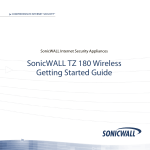 SonicWALL Internet Security Appliances Network Router User Manual
